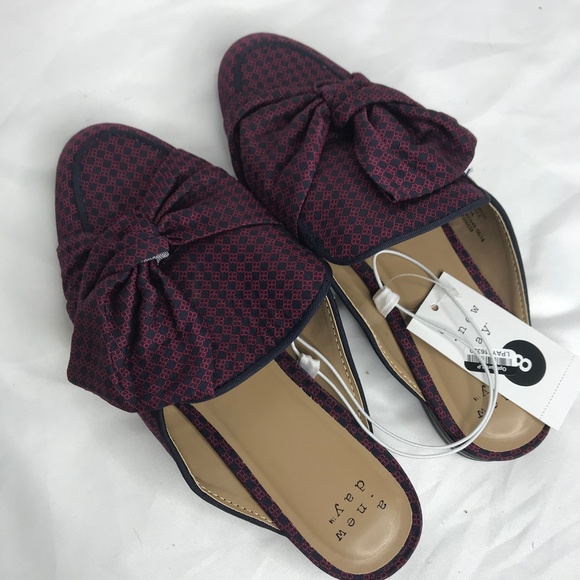 A New Day red and blue slide / mule - Picture 1 of 4